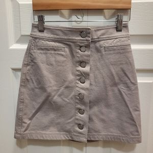 Aritzia Wilfred Button Up Mini Skirt 00